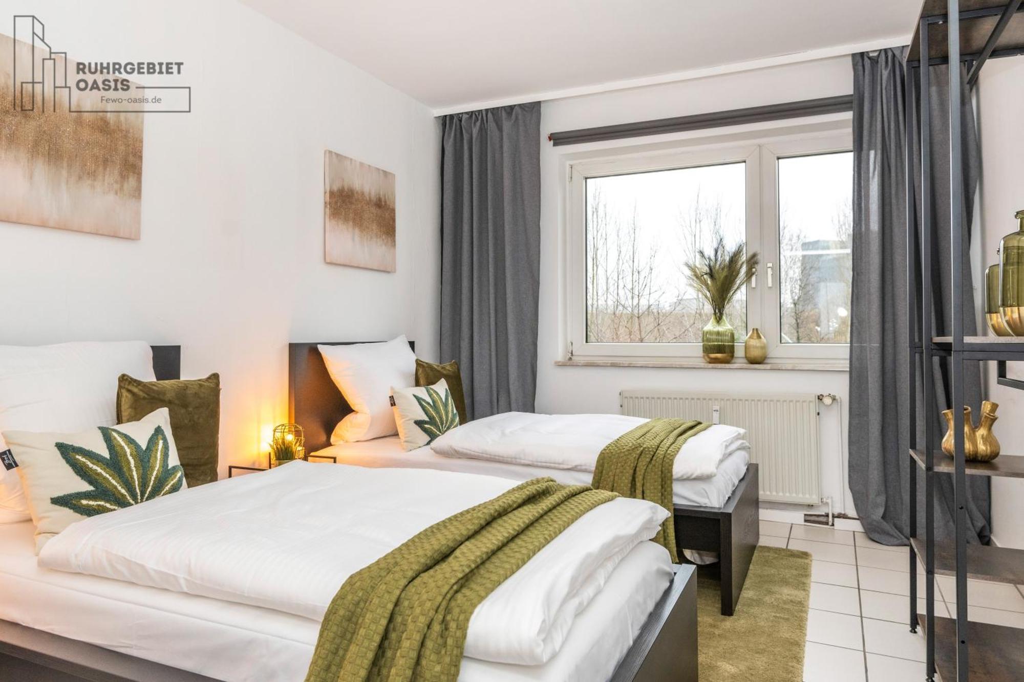 3-Zimmer-Wohnung Nahe Essen City, Bis 5 Personen, Smarttv, Wifi, Balkon ภายนอก รูปภาพ